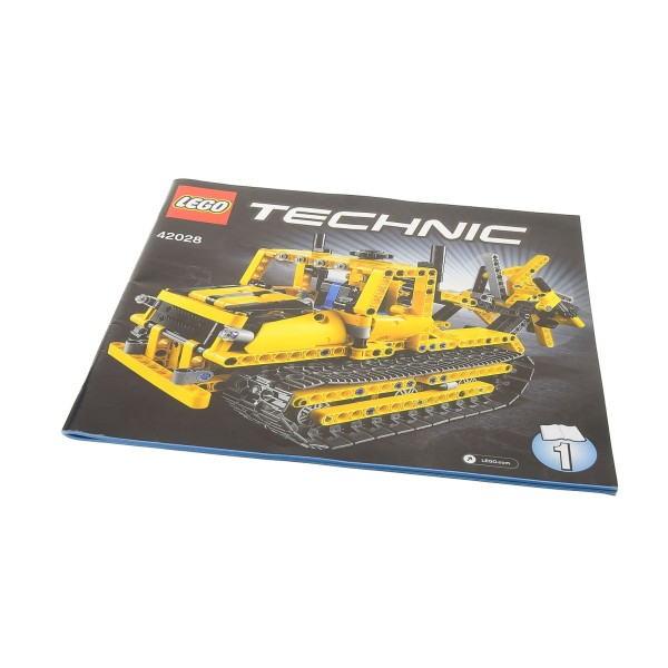 1x Lego Technic Bauanleitung Heft 1 Model Construction Grabenbagger 42028