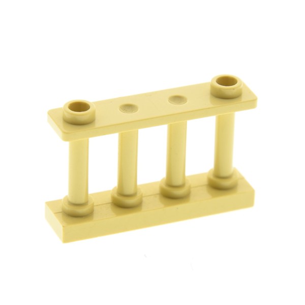 1 x Lego Lego System Zaun beige tan 1 x 4 x 2 1x4x2 Gatter Spindeln Absperrung Fence Set 21011 7417 4653657 30055