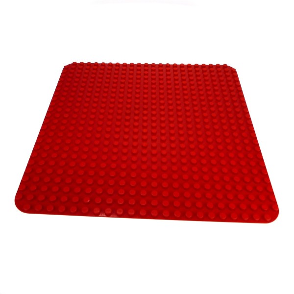 Lego Duplo Bauplatte Platte 24x24 Noppen 38x38cm rot 2 Wahl 