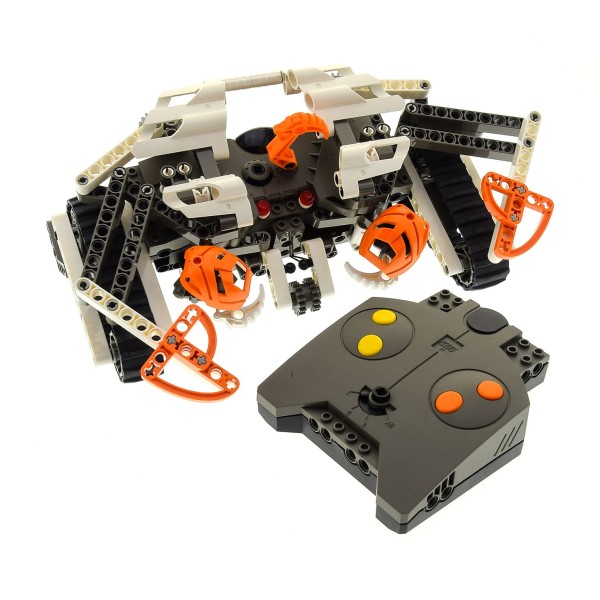 1 x Lego Bionicle Set Modell Technic Rahi 8539 Manas grau orange geprüft incomplete unvollständig 