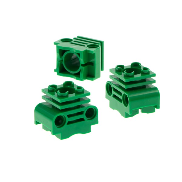 3x Lego Technic Motor Block Zylinder grün 6065495 79190 2850b