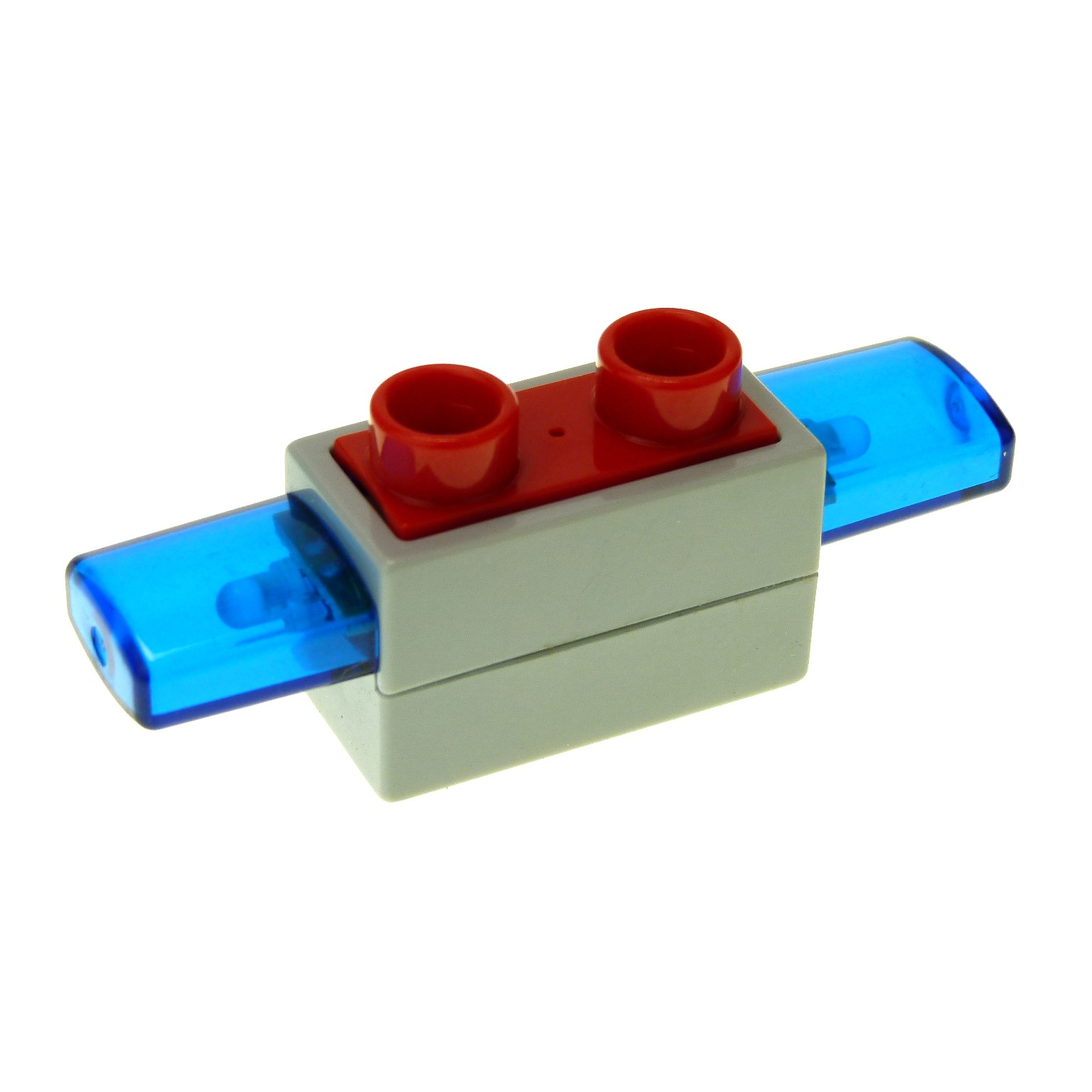 2x Lego Duplo Sirene ohne Funktion blau weiss 