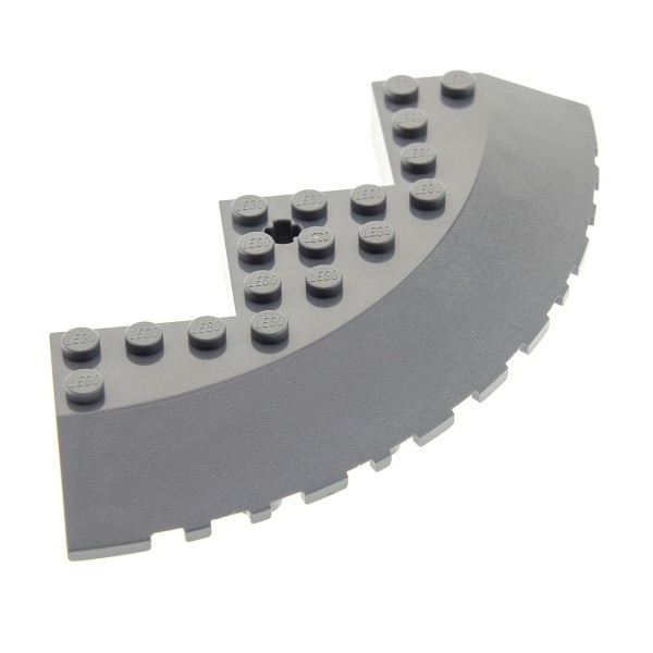 1x Lego Stein rund Tragfläche 33° 10x10 neu-dunkel grau Ecke Bogen 6153583 58846