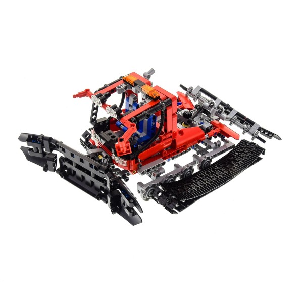 1 x Lego Technic Set Modell 8263 Snow Groomer Schnee Pisten Raupe Technik rot schwarz unvollständig 