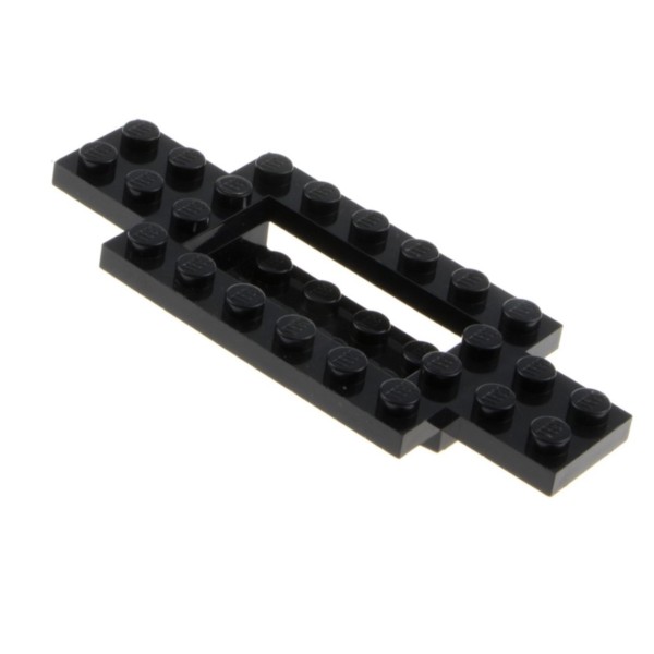 1x Lego Fahrgestell 4x10x2/3 schwarz LKW Unterbau Platte Chassis 4114131 30029