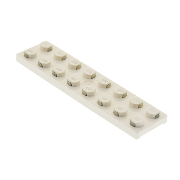 1x Lego Leiterplatte Stein creme weiß 2x8 Strom Platte 6483 6450 6780 4758