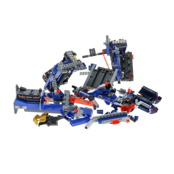 1x Lego Teile für Set Nexo Knights Rollende Festung 70317 blau unvollständig