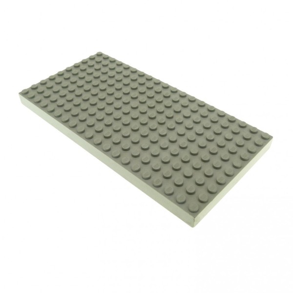 1x Lego Platte B-Ware abgenutzt 10x20 alt-hell grau ohne Bodenrörchen 20x10 700eX