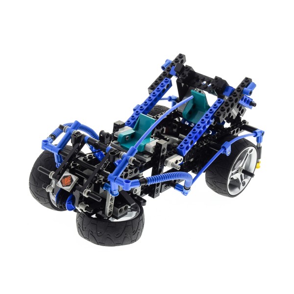 1x Lego Technic Set Auto Abschleppwagen 8462 blau schwarz unvollständig