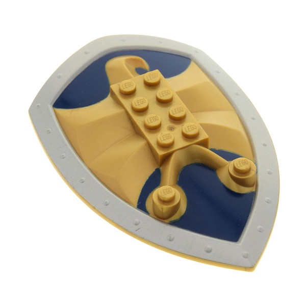 1x Lego Large Figure Schild perl gold Falke Jayko Knights' Kingdom 50655pb01