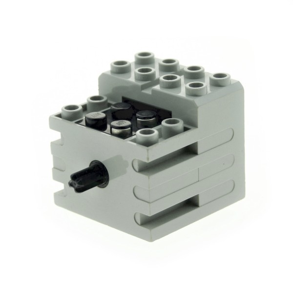 1x Lego Technic Elektrik Motor DEFEKT alt-hell grau 9V Mini Motor 71427c01