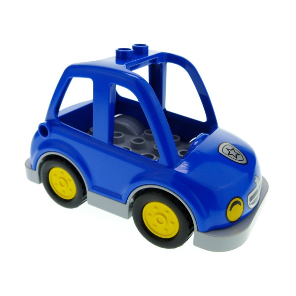 1x Lego Duplo Fahrzeug Auto blau neu-hell grau Polizei Wagen 15314c01 15452pb02