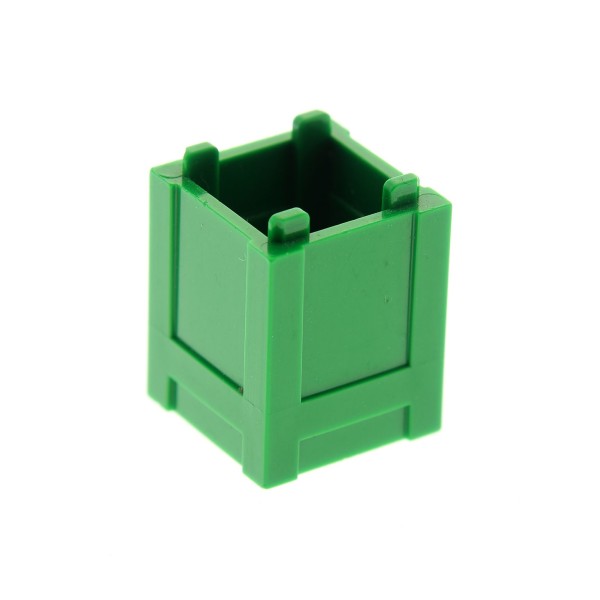 1x Lego Container grün 2x2x2 eckig Tonne klein Müll Eimer Behälter 61780