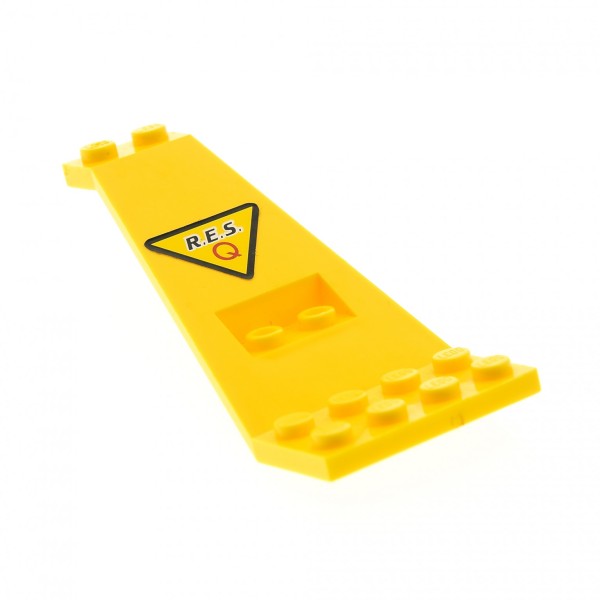 1x Lego Ufo Flügel Platte 8x4 2x3x 1/3 gelb Stütze Hovercraft 6473 30118pb02