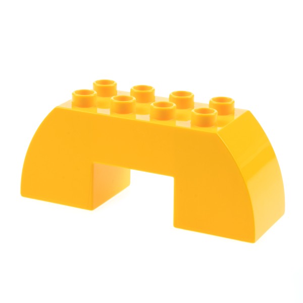 1x Lego Duplo Bau Stein hell orange 2x6x2 Tierbeine gebogen Set 10863 11197