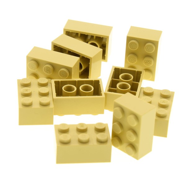 10x Lego Bau Stein 2x3x1 beige Basic Star Wars Harry Potter 7194 4159739 3002