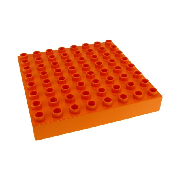 1x Lego Duplo Bau Platte dick 8x8 orange Puppenhaus 4691 4223368 31113