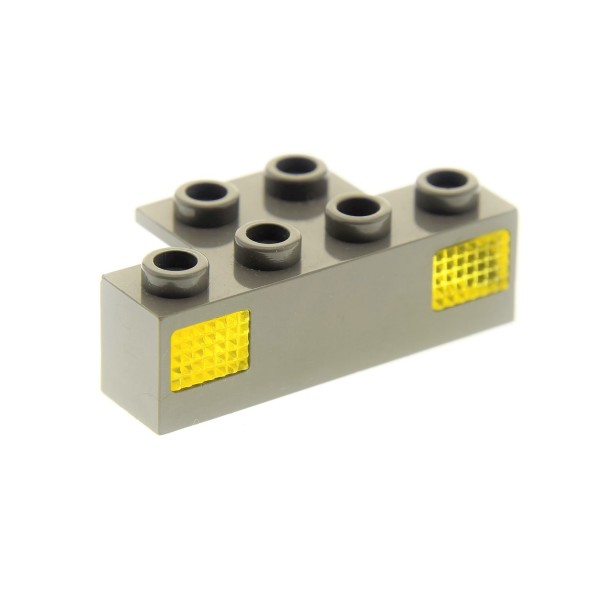 1 x Lego brick dark gray Electric Train Light Prism 1 x 4 Holder with trans-yellow Electric Train Light Prism 1 x 4 4512 2919 2928