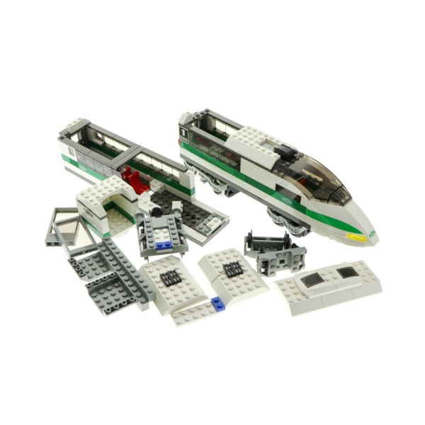 1x Lego Teile für Set High Speed Zug 9V Motor 4511 weiß grün unvollständig