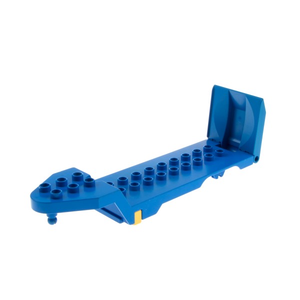 1x Lego Duplo LKW Auflieger B-Ware abgenutzt blau 4x13 ohne Räder 2025c01