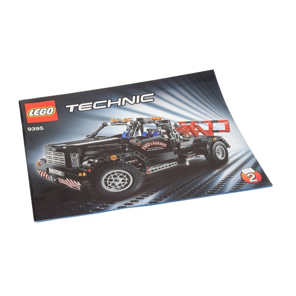 1x Lego Technic Bauanleitung Heft 2 Set Traffic Pick-Up Tow Truck 9395