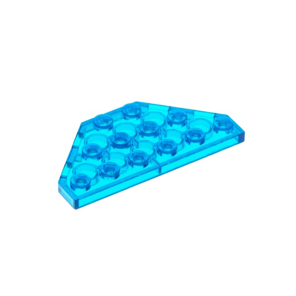 1x Lego Keil Bau Platte 3x6 transparent blau Flügel Trapez 241943 43127 2419