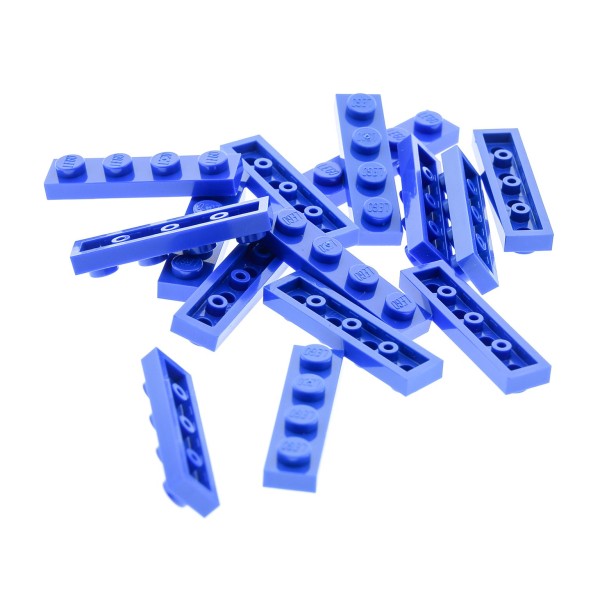 15 x Lego System Bau Stein blau 1x4 Leiste Basis Star Wars Set 10234 7676 7744 7498 3181 371023 3710
