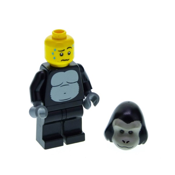 1x Lego Figur Minifiguren Serie 3 Mann im Gorilla Kostüm col048