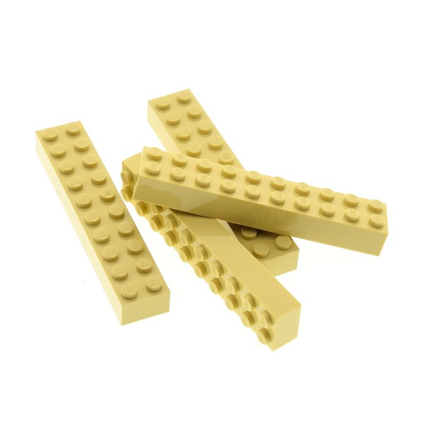 4x Lego Bau Stein 2x10x1 beige Basic Star Wars 75060 41066 4159740 92538 3006
