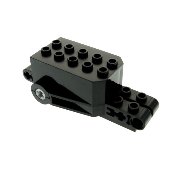 1x Lego Technic Rückzieh Motor 9x4x2 schwarz Aufziehmotor Motorrad 32283c02
