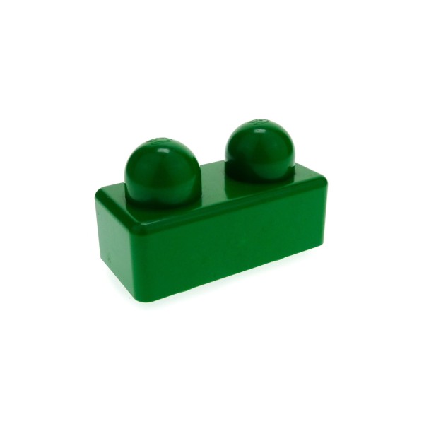 1x Lego Duplo Primo Baustein 1x2 grün 2 große Noppen Set 2026 9007 31001