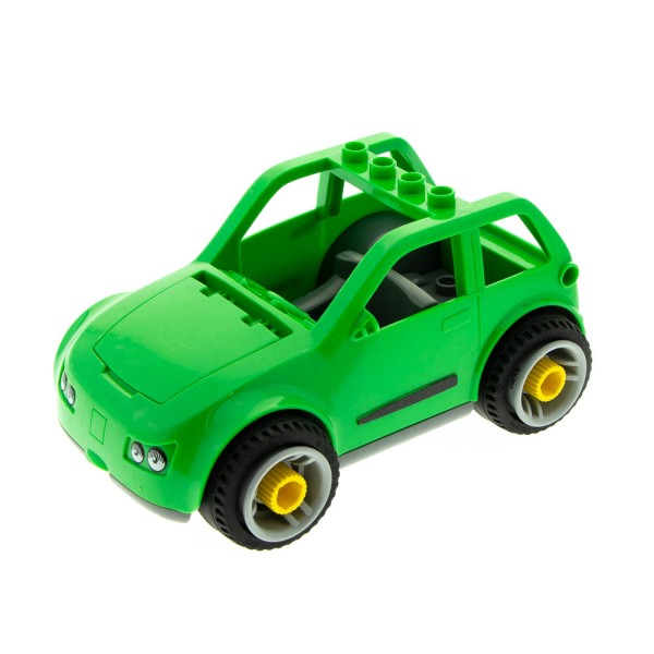 1x Lego Duplo Toolo Auto B-Ware abgenutzt hell grün PKW Fahrzeug 85353c01pb01