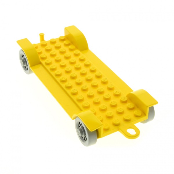 1x Lego Fabuland Fahrzeug 14x6 gelb Auto Anhänger Rad Speichen 329 140 fabaa1