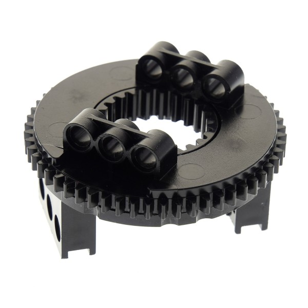 1 x Lego Technic Drehkranz schwarz Turntable Technik rund Rad Zahnrad Typ 1 und Typ2 48168 2856