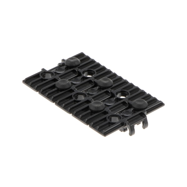 5x Lego Technic Kettenglieder 5x3x1 schwarz Panzer Kette Gummi Noppe 24375 57518