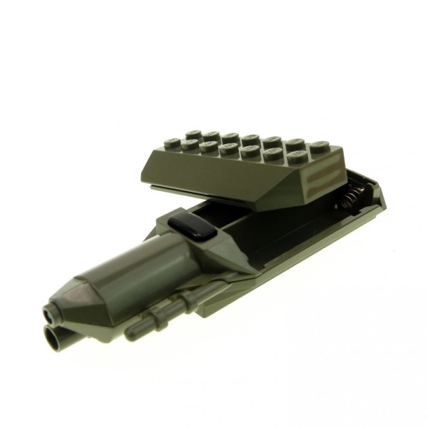 1x Lego Electric Light Modul alt-dunkel grau Laser Waffe geprüft 30346c01