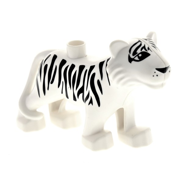 1x Lego Duplo Tier Tiger weiß groß Zoo Katze 6157 4653906 6018369 bb0442pb01