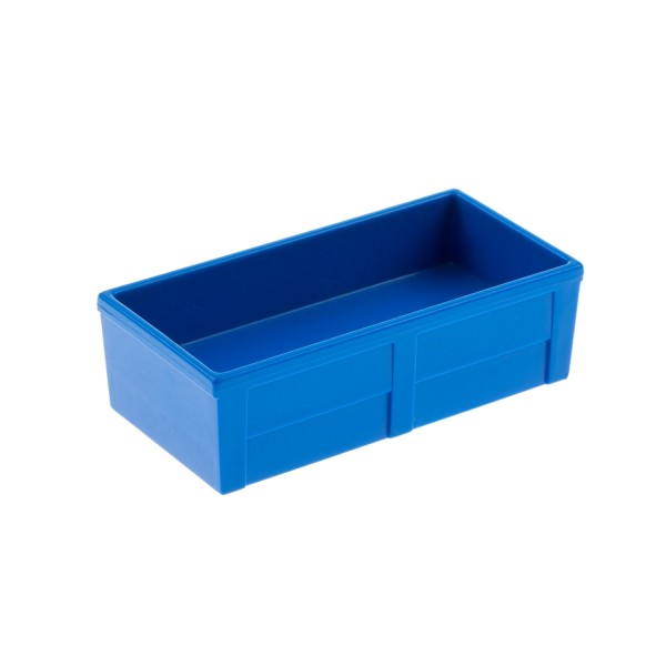 1x Lego Duplo Möbel 2x4 blau Trog Pferde Tränke Kiste Bauernhof Set 4665 61896