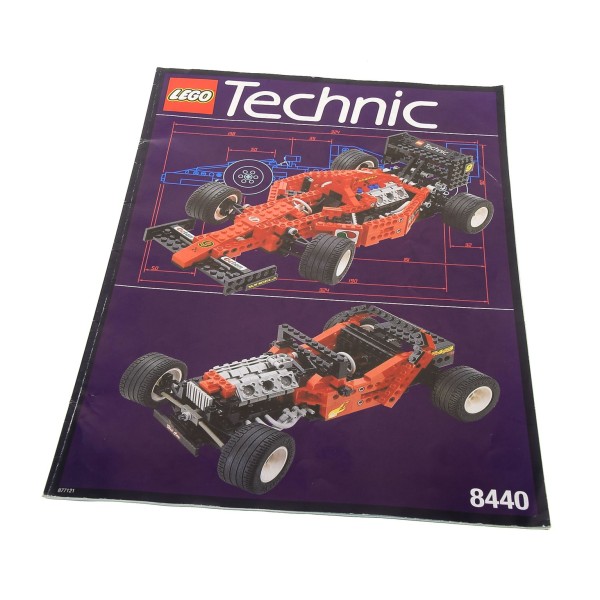 1 x Lego Technic Bauanleitung A4 Model Race Formula Flash Rennwagen 8440