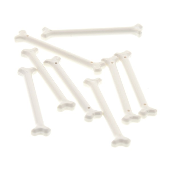 8x Lego Knochen weiß lang Figuren Tier Zubehör Hunde Skelette Bone 4600307 92691