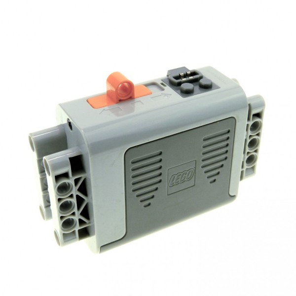 1x Lego Technic Batteriebox B-Ware beschädigt 4x11x7 grau orange 59510c01