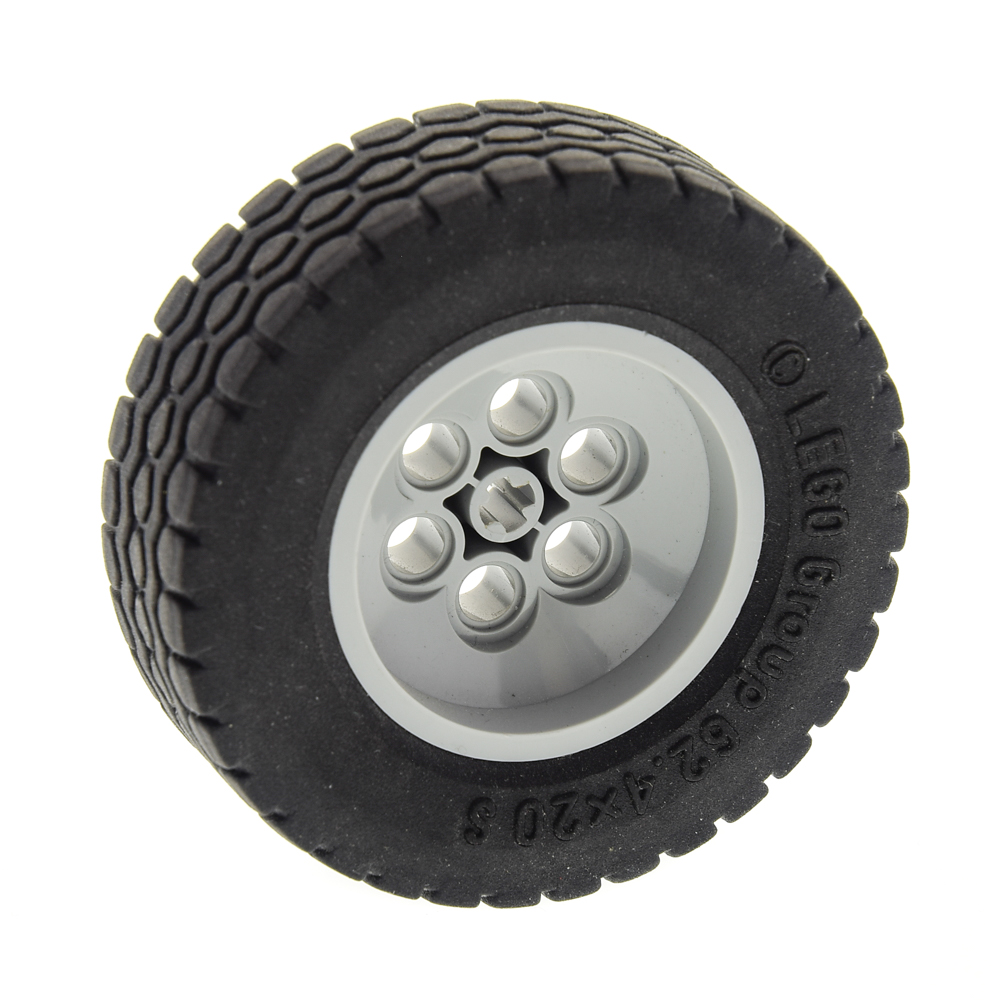 LEGO 4 x Rad Reifen schwarz Black Wheel Tire 43.2x26 Balloon 56145c04 