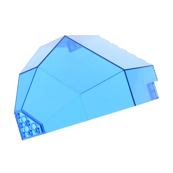 1x Lego Fenster Panele 10x10x12 transparent blau Viertelkuppel Dome Scheibe 2409