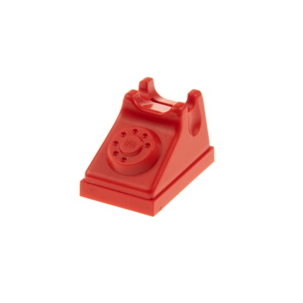 1x Lego Fabuland Möbel Telefon Unterteil 2x3 rot ohne Hörer Puppenhaus 4610