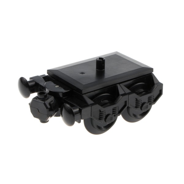 1x Lego Eisenbahn Chassis Unterteil Rad schwarz Magnet 2878c01 4025 91968c01