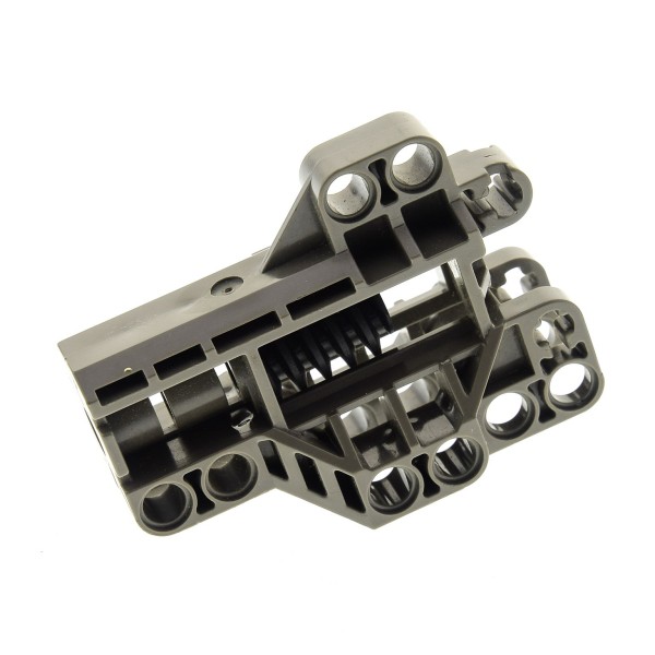 1x Lego Bionicle Technic Verbinder Block d. grau 7x3 Halterung 8538 4716 32305