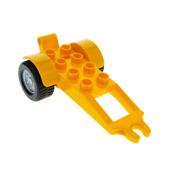 1x Lego Duplo Anhänger Fahrgestell hell orange Bauernhof 4565844 47450c01