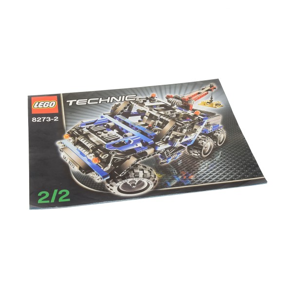 1x Lego Technic Bauanleitung Heft 2/2 Model Geländewagen mit Kranfunktion 8273
