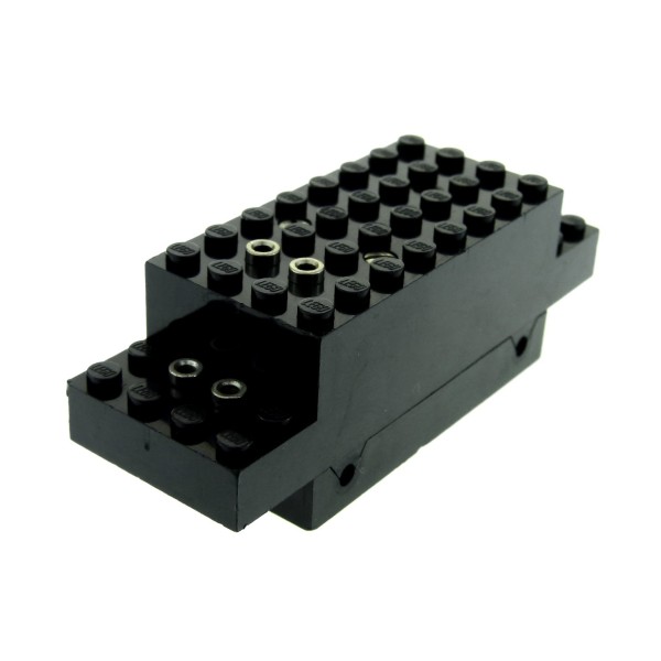 1x Lego Elektrik Motor DEFEKT 12V Type1 schwarz 12x4x3 1/3 Eisenbahn Zug x550a