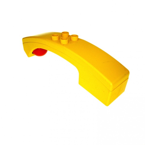 1x Lego Duplo Primo Baby Telefon Hörer gelb Kugel beweglich rot blau dupphonec01